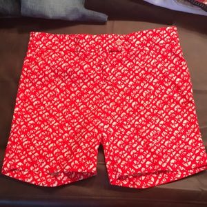 Longer length dress shorts